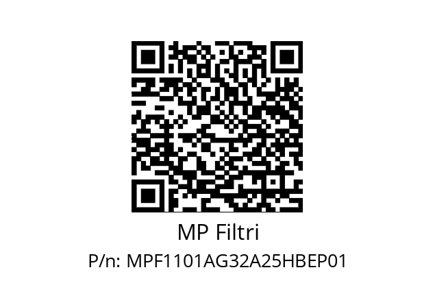  MPF-110-1-A-G3-2-A25-H-B-E-P01 MP Filtri MPF1101AG32A25HBEP01