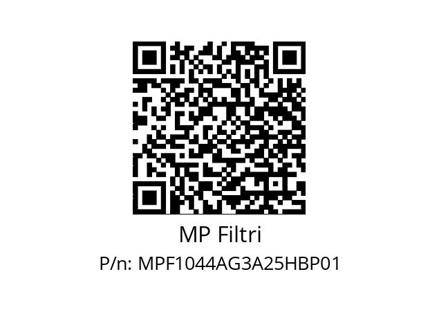  MPF-104-4-A-G3-A25-H-B-P01 MP Filtri MPF1044AG3A25HBP01