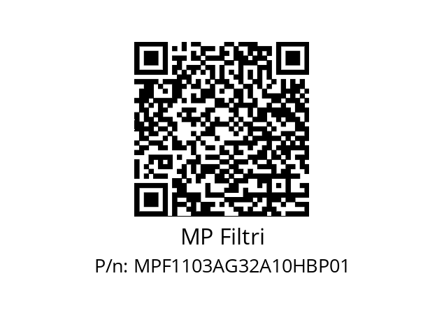  MPF-110-3-A-G3-2-A10-H-B-P01 MP Filtri MPF1103AG32A10HBP01