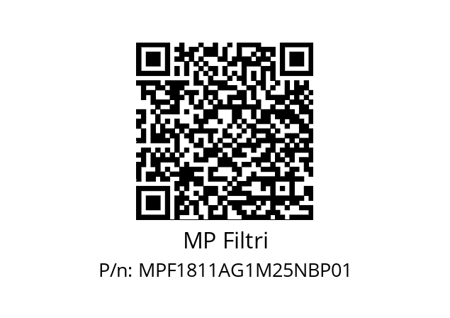  MPF-181-1-A-G1-M25-N-B-P01 MP Filtri MPF1811AG1M25NBP01