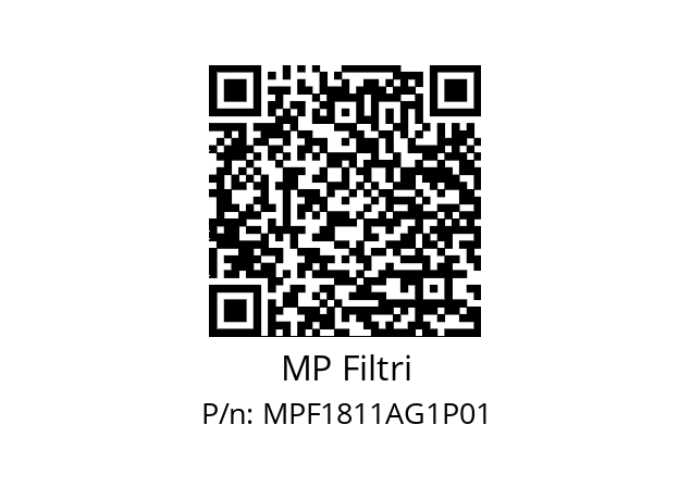  MPF-181-1-A-G1-XXX-P01 MP Filtri MPF1811AG1P01