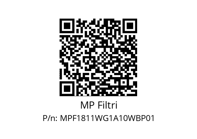  MPF-181-1-W-G1-A10-W-B-P01 MP Filtri MPF1811WG1A10WBP01