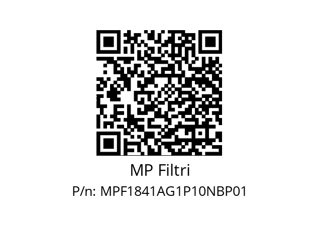  MPF-184-1-A-G1-P10-N-B-P01 MP Filtri MPF1841AG1P10NBP01