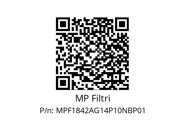  MPF-184-2-A-G14-P10-N-B-P01 MP Filtri MPF1842AG14P10NBP01