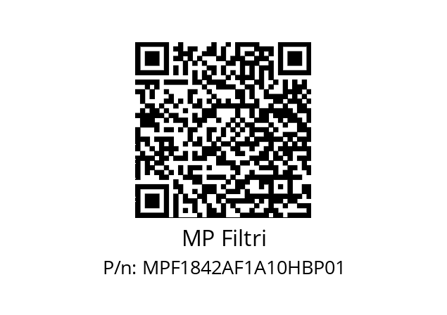  MPF-184-2-A-F1-A10-H-B-P01 MP Filtri MPF1842AF1A10HBP01