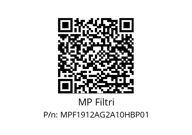  MPF-191-2-A-G2-A10-H-B-P01 MP Filtri MPF1912AG2A10HBP01