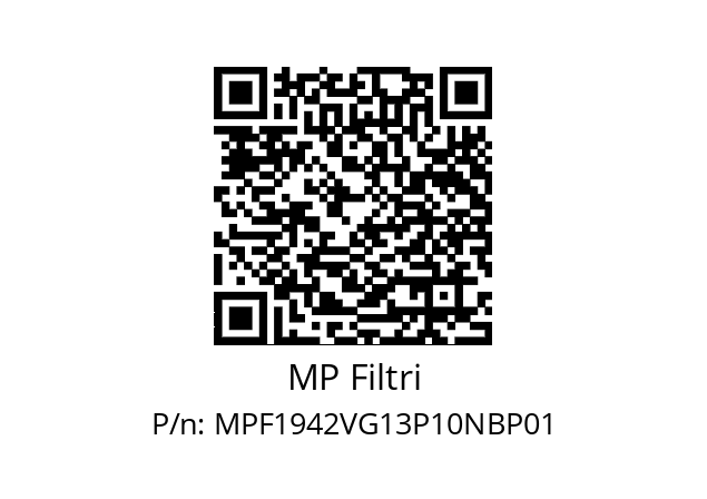  MPF-194-2-V-G13-P10-N-B-P01 MP Filtri MPF1942VG13P10NBP01