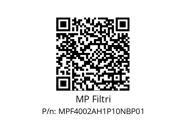  MPF-400-2-A-H1-P10-N-B-P01+T5 MP Filtri MPF4002AH1P10NBP01