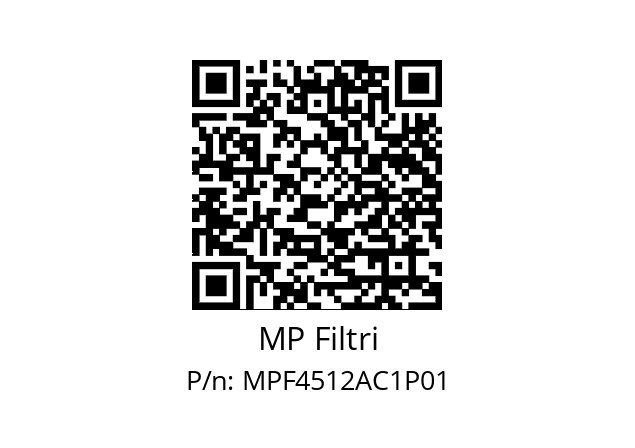  MPF-451-2-A-C1-XXX-P01 MP Filtri MPF4512AC1P01