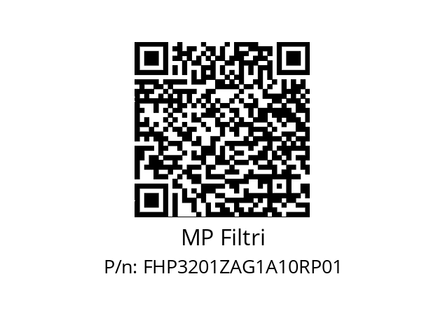  FHP-320-1-Z-A-G1-A10-R-P01 MP Filtri FHP3201ZAG1A10RP01