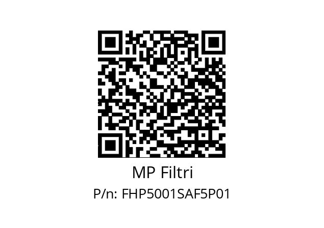  FHP-500-1-S-A-F5-XXX-P01 MP Filtri FHP5001SAF5P01