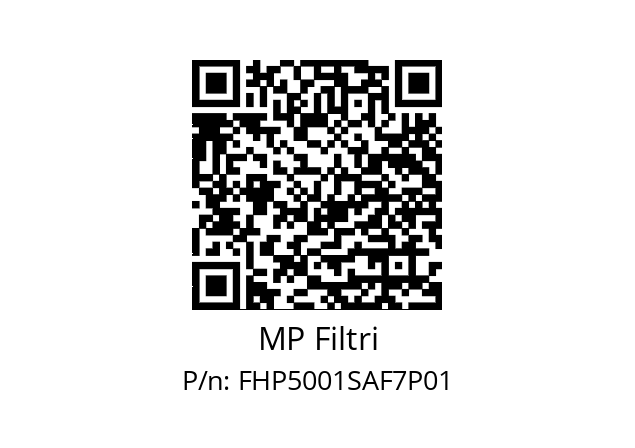  FHP-500-1-S-A-F7-XXX-P01 MP Filtri FHP5001SAF7P01