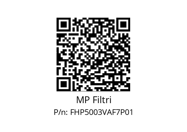  FHP-500-3-V-A-F7-XXX-P01 MP Filtri FHP5003VAF7P01