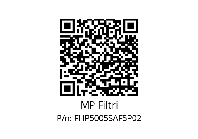  FHP-500-5-S-A-F5-XXX-P02 MP Filtri FHP5005SAF5P02