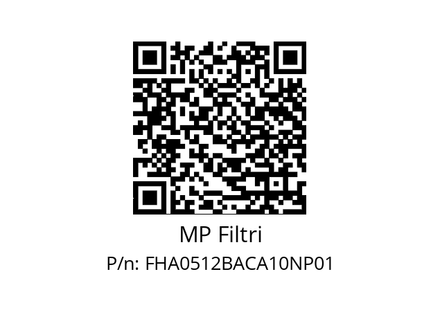  FHA-051-2-B-A-C-A10-N-P01 MP Filtri FHA0512BACA10NP01