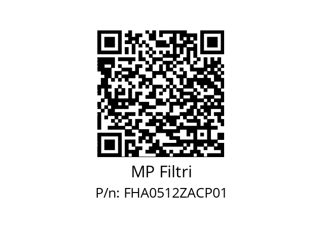  FHA-051-2-Z-A-C-XXX-P01 MP Filtri FHA0512ZACP01