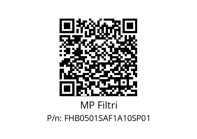  FHB-050-1-S-A-F1-A10-S-P01 MP Filtri FHB0501SAF1A10SP01