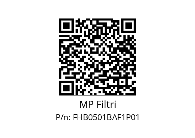  FHB-050-1-B-A-F1-XXX-P01 MP Filtri FHB0501BAF1P01