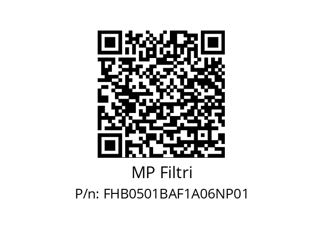  FHB-050-1-B-A-F1-A06-N-P01 MP Filtri FHB0501BAF1A06NP01