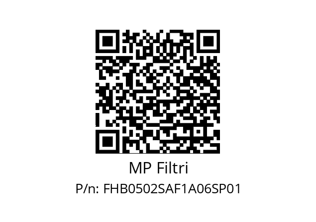  FHB-050-2-S-A-F1-A06-S-P01 MP Filtri FHB0502SAF1A06SP01