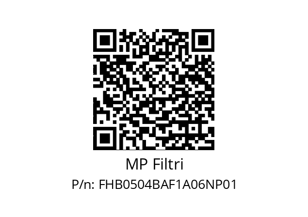  FHB-050-4-B-A-F1-A06-N-P01 MP Filtri FHB0504BAF1A06NP01