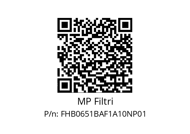  FHB-065-1-B-A-F1-A10-N-P01 MP Filtri FHB0651BAF1A10NP01