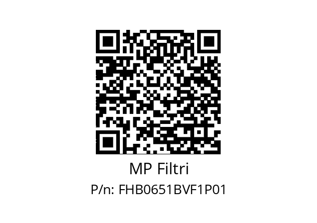  FHB-065-1-B-V-F1-XXX-P01 MP Filtri FHB0651BVF1P01