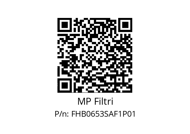  FHB-065-3-S-A-F1-XXX-P01 MP Filtri FHB0653SAF1P01