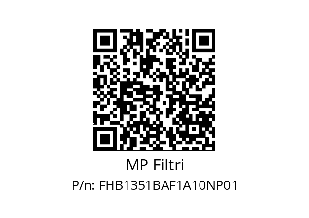  FHB-135-1-B-A-F1-A10-N-P01 MP Filtri FHB1351BAF1A10NP01