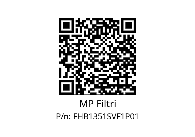  FHB-135-1-S-V-F1-XXX-P01 MP Filtri FHB1351SVF1P01