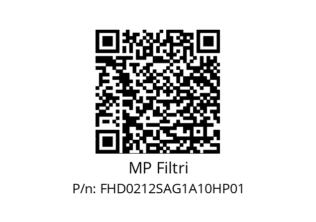  FHD-021-2-S-A-G1-A10-H-P01 MP Filtri FHD0212SAG1A10HP01