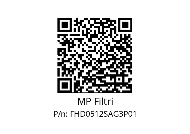  FHD-051-2-S-A-G3-XXX-P01 MP Filtri FHD0512SAG3P01