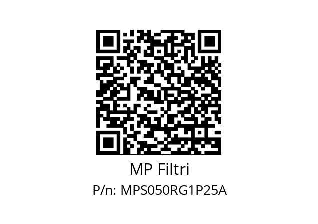  MPS-050-R-G1-P25-A-T MP Filtri MPS050RG1P25A