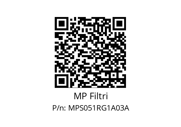  MPS-051-R-G1-A03-A MP Filtri MPS051RG1A03A