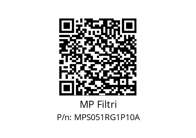  MPS-051-R-G1-P10-A MP Filtri MPS051RG1P10A