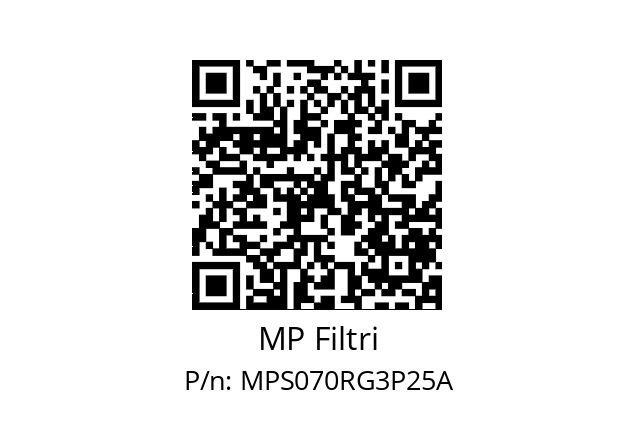  MPS-070-R-G3-P25-A-T MP Filtri MPS070RG3P25A