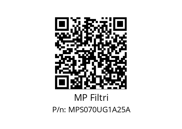  MPS-070-U-G1-A25-A MP Filtri MPS070UG1A25A