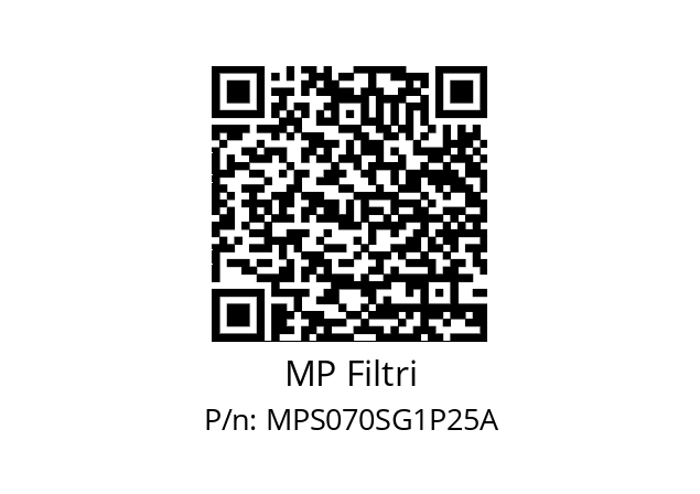  MPS-070-S-G1-P25-A-T MP Filtri MPS070SG1P25A