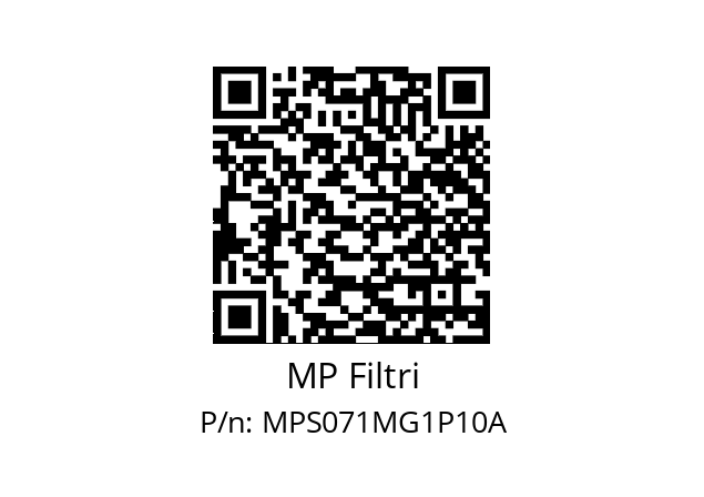  MPS-071-M-G1-P10-A MP Filtri MPS071MG1P10A