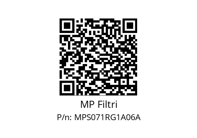  MPS-071-R-G1-A06-A MP Filtri MPS071RG1A06A