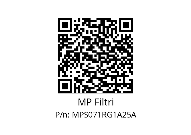  MPS-071-R-G1-A25-A MP Filtri MPS071RG1A25A