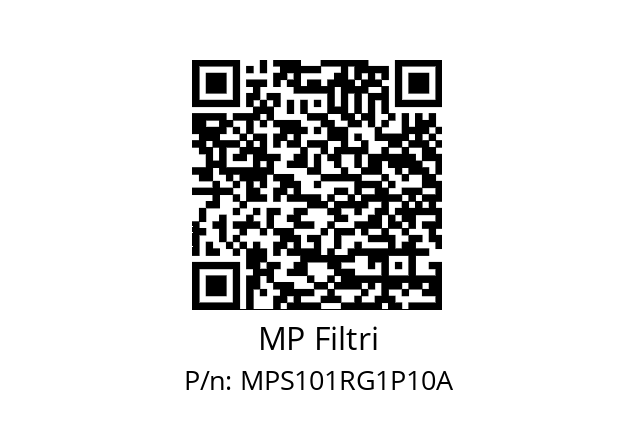  MPS-101-R-G1-P10-A MP Filtri MPS101RG1P10A