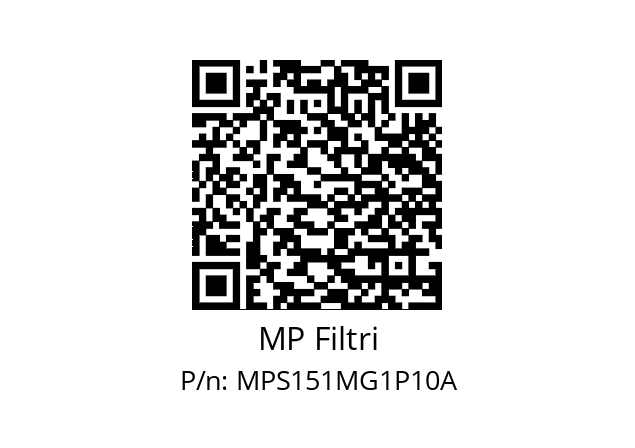  MPS-151-M-G1-P10-A MP Filtri MPS151MG1P10A