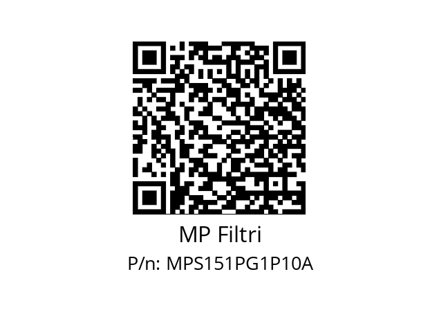  MPS-151-P-G1-P10-A MP Filtri MPS151PG1P10A