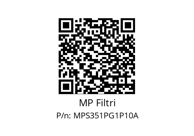  MPS-351-P-G1-P10-A MP Filtri MPS351PG1P10A