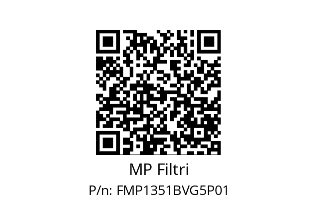  FMP-135-1-B-V-G5-XXX-P01 MP Filtri FMP1351BVG5P01