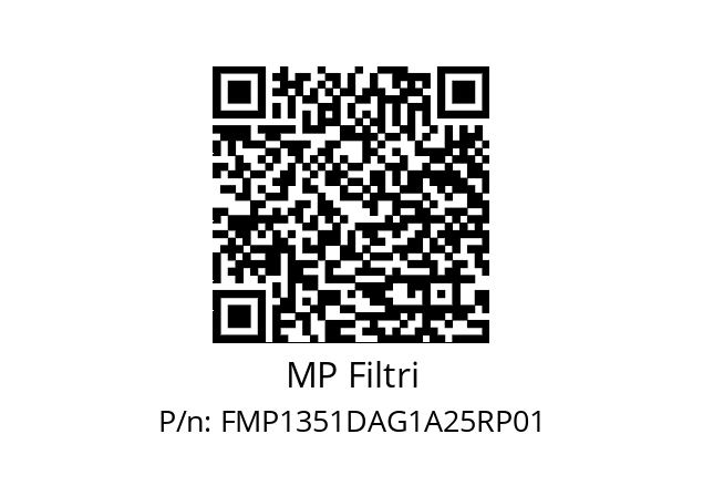  FMP-135-1-D-A-G1-A25-R-P01 MP Filtri FMP1351DAG1A25RP01