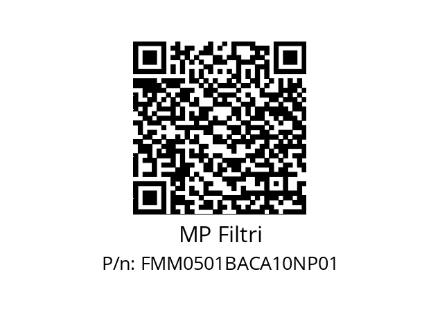  FMM-050-1-B-A-C-A10-N-P01 MP Filtri FMM0501BACA10NP01