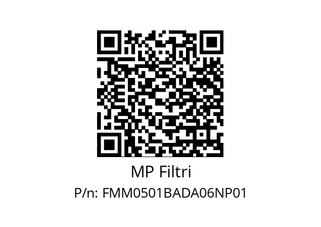  FMM-050-1-B-A-D-A06-N-P01 MP Filtri FMM0501BADA06NP01