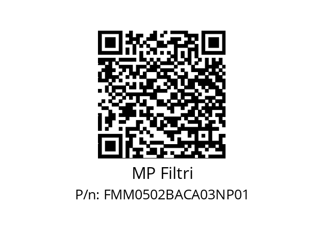  FMM-050-2-B-A-C-A03-N-P01 MP Filtri FMM0502BACA03NP01